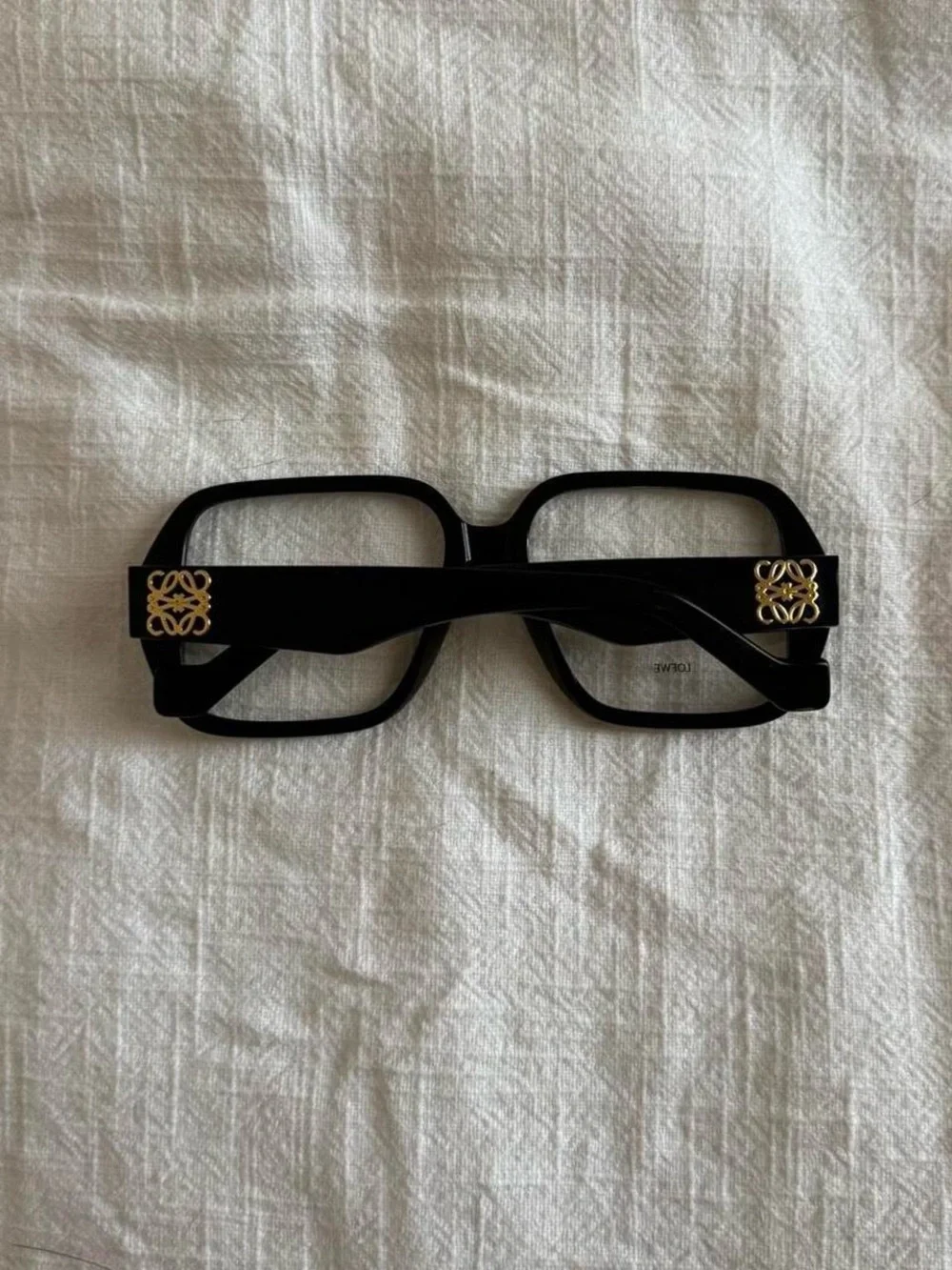 Loewe Black Oversized Eyeglasses